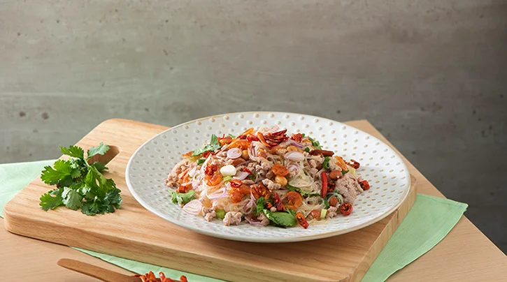 Glass Noodles Double Dragon Brand Dry Vermicelli 1kg Blue From Thailand with Top Seller