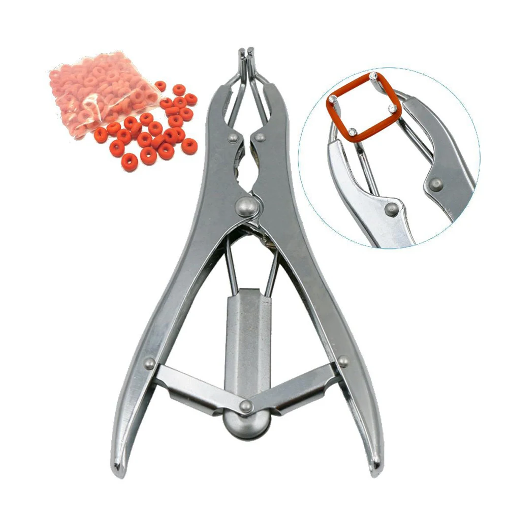 Elastrator Castrating Elastrator Rubber Ring Applicator Veterinary Castration Instruments Elastrator Pliers