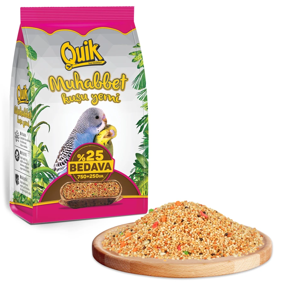 Quik Budgie Food 750 + 250 gr