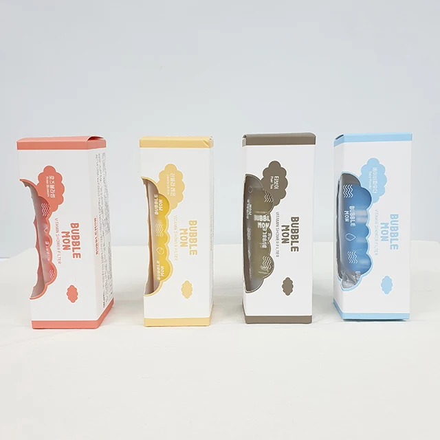 MYMI BUBBLE MON, витаминный фильтр для душа, Сделано в Корее, цветок розы, симпатичный лимонный чай, пуэр, детский порошок OTILTD