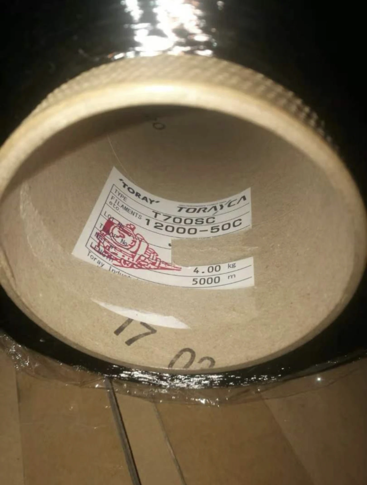 Катушки из углеродного волокна для буксировки T700SC T800H T800 T300 12K 24K 48K Япония Toray Toraycacarbon