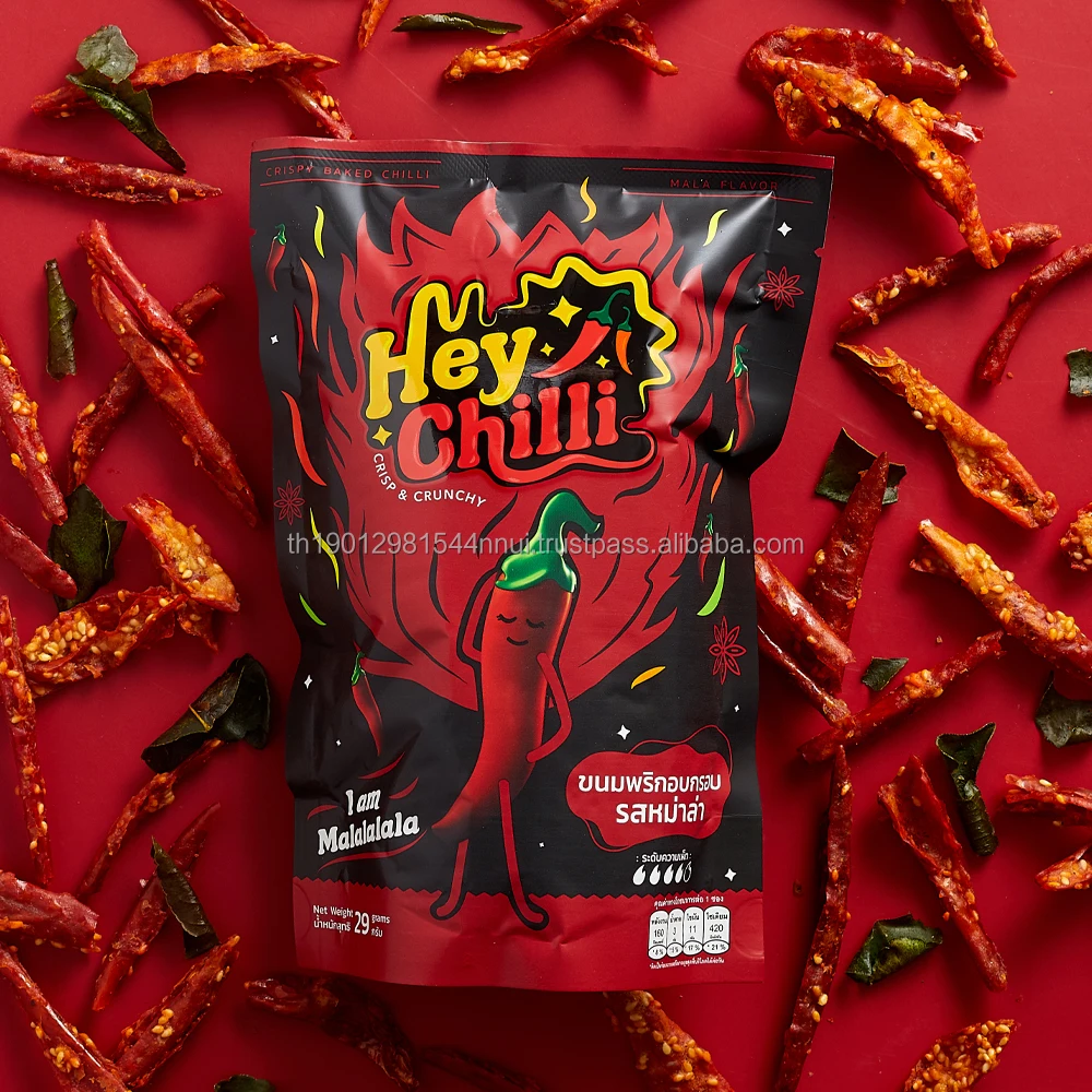 Закуска Cryspy запеченный Чили MALA Flavor бренд