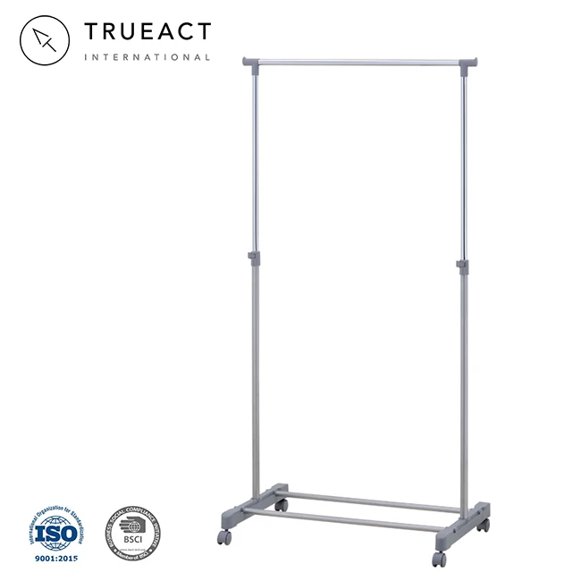 Metal extendable clothes hanger cloth clothes drying rack clothing garment rack