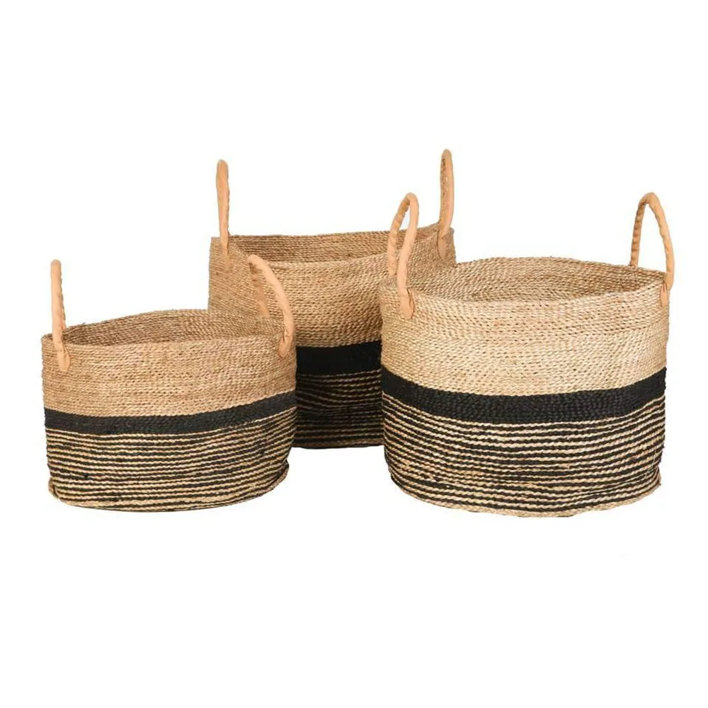 Eco Friendly High quality custom OEM pricing Storage Organizer 100% Natural Color Jute Basket from Bangladesh