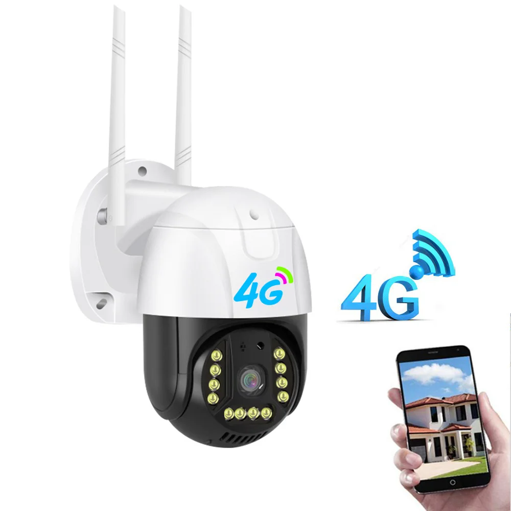 Ptz Camera 4g Security Camera Waterprfoot Ip66 Outdoor 3mp Ptz 4g Monitor Camera