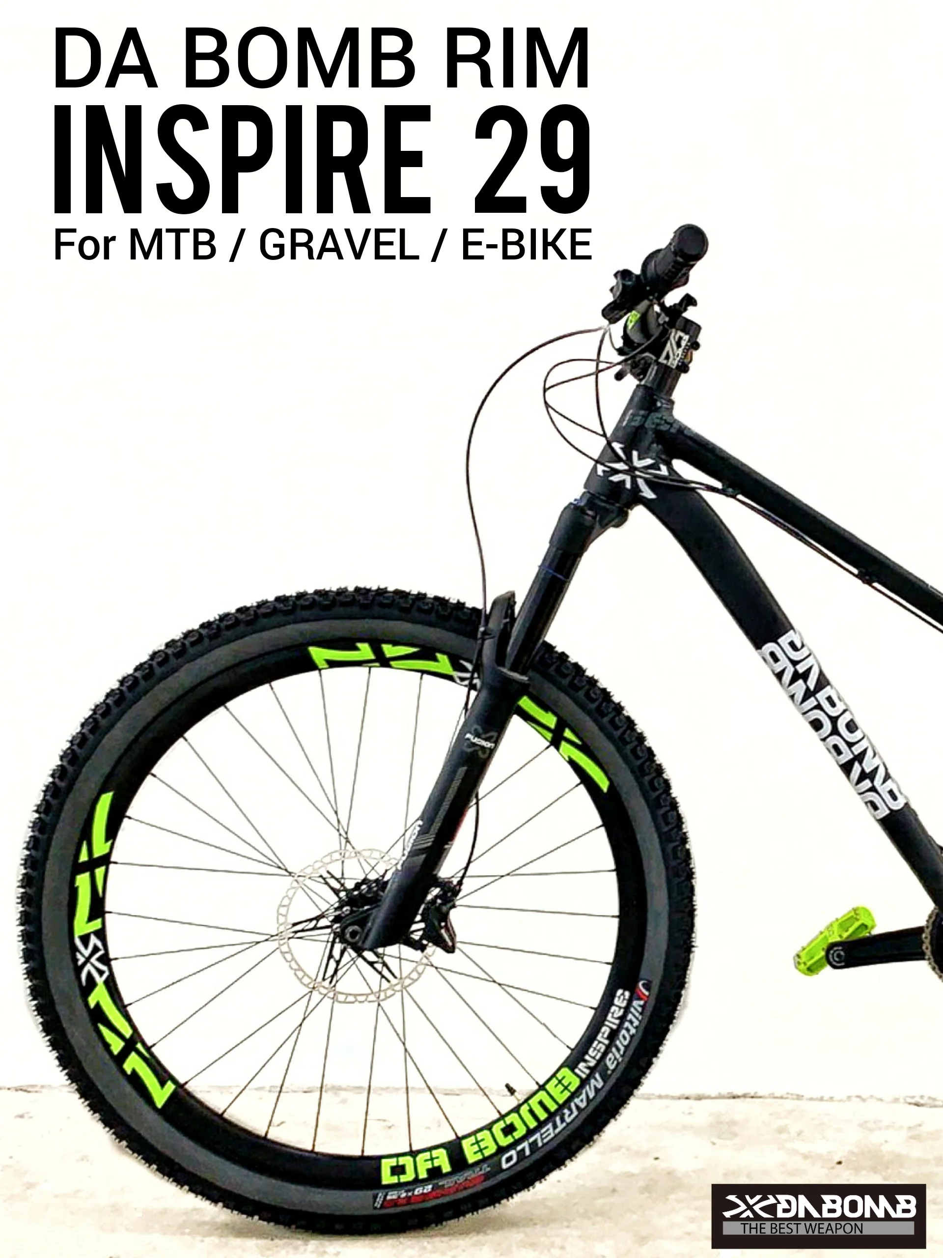 DABOMB Bike Components MTB Enduro Niobium Alloy 29 Wheel Bicycle Rim