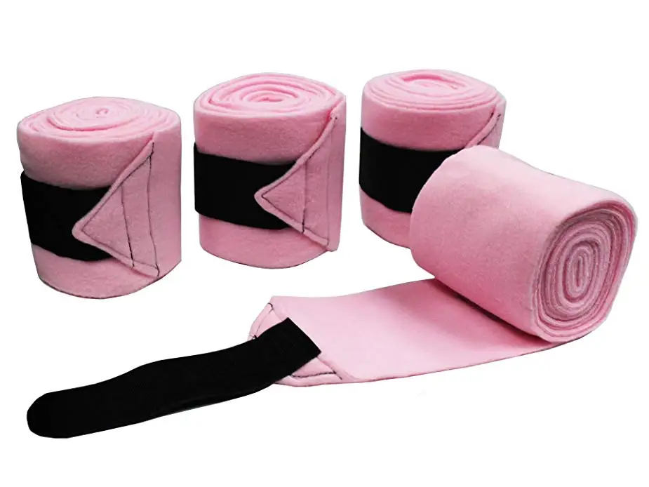  Top Quality Horse Size Fleece Polo Wraps Leg Bandages By Lazib