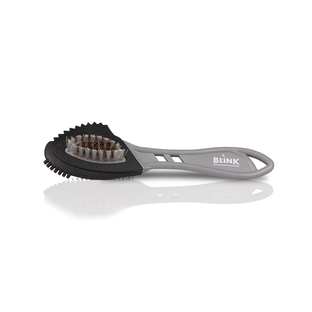 Suede Nubuck Brush with PP Bristle 4 way sued and nubuck cleaning brush