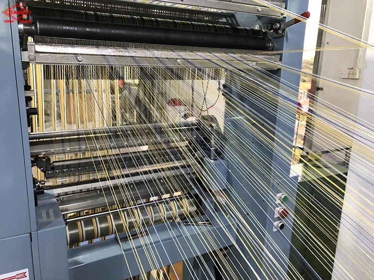 DAHU DOUBLE NEEDLE BAR TERRY WARP KNITTING MACHINE