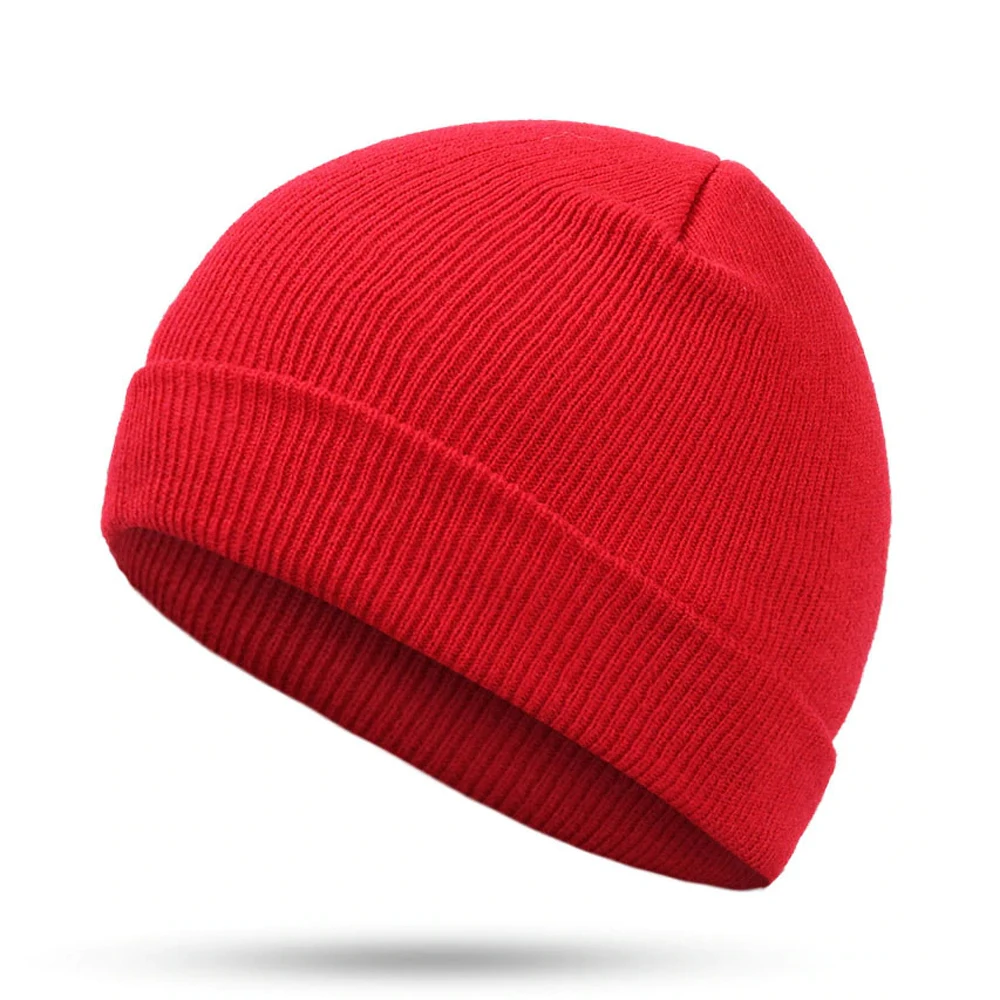 Super Quality Winter Beanies With Logo High Quality Unisex Thick Ski Winter Beanie Hats for sale