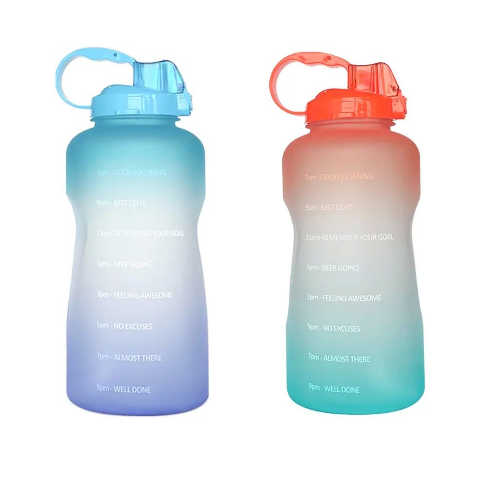 
With Time Marker Hydration Motivation Water Bottle 74-Oz Ensure You Drink Enough Water 
