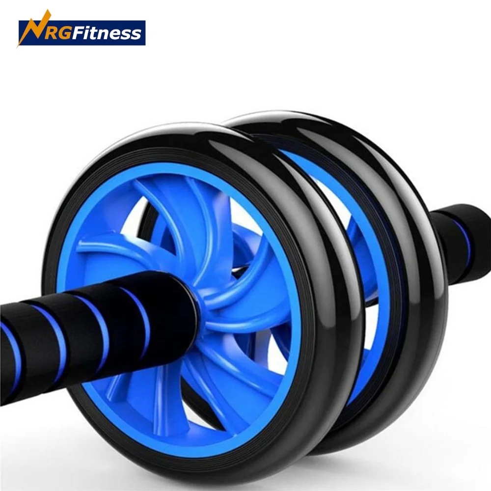 Ab roller ab exercise wheel double roller in different colors for abdominal core strength