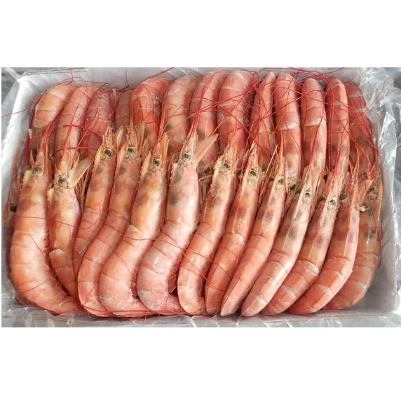 
 Морская красная креветка Аргентина HOSO 2 кг/коробка * 6/коробка с сроком годности 18 месяцев замораживание BQF  