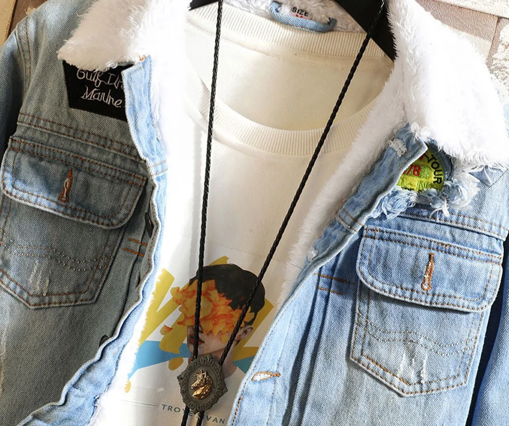 Весна стильный дизайн модная спортивная уличная одежда голубые джинсы мужские джинсовые бейсбольные куртки для мальчиков Отзывы 4 01