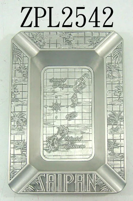 Индивидуальная портативная модная Серебряная Бытовая пепельница