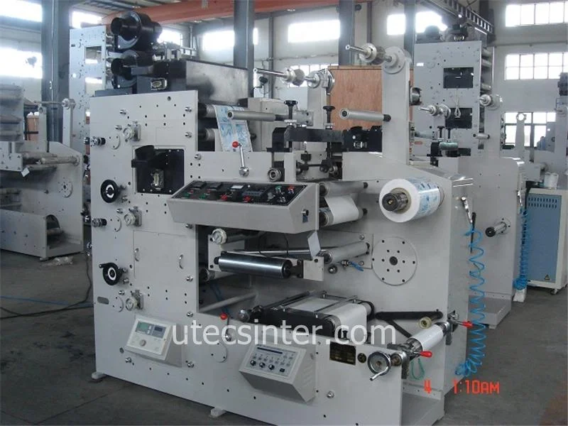 UTR320-2 Two Color Single Side Self Adhesive Roll to Roll Label Flexo Printing Machine with Ceramic Anilox