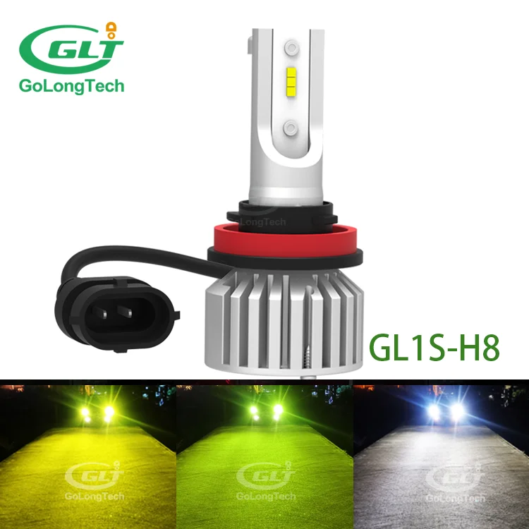 Golongtech 55W Cars for Car Motorcycle Projector mini bi H8 Drl Led Fog/Driving Lights Fog Light