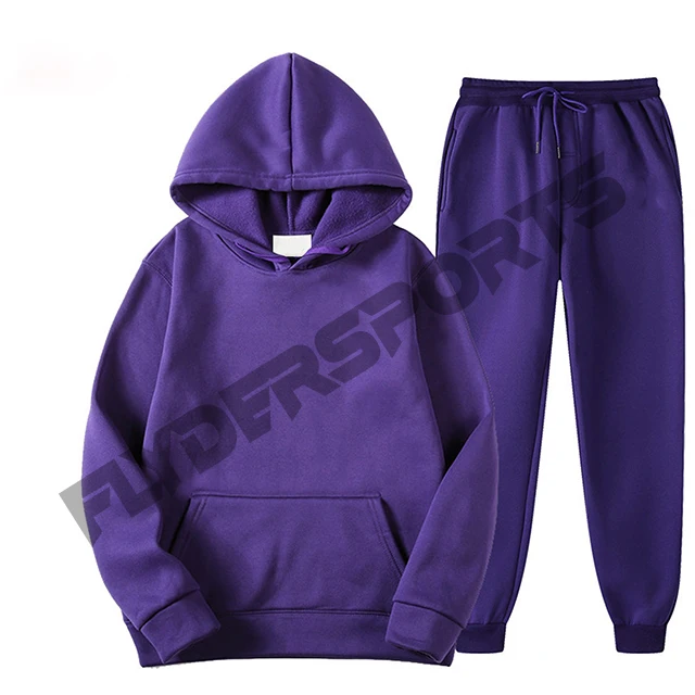 Wholesale quality custom sweat suit with logo hoodie jogging jogger track suits set for women