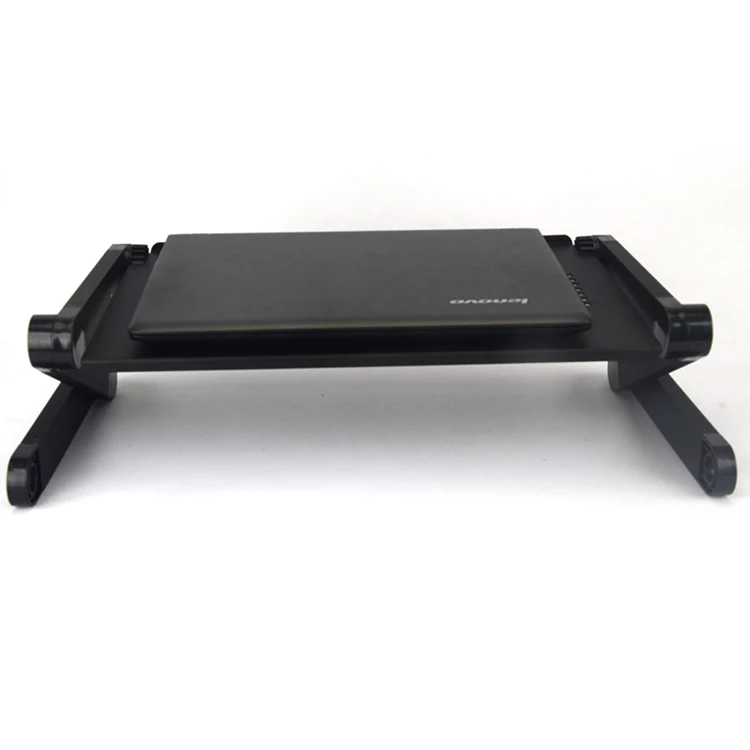 Hot sell modern office height adjustable Child study folding laptop desktop table two legs for sofa bed