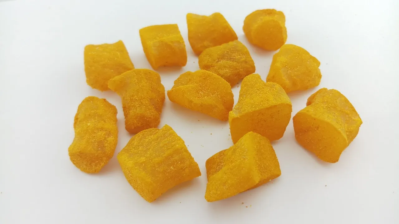 Dried Fruit Ginger chunk with turmeric Best Product OEM FOB Factory Cheap Price Good Quality