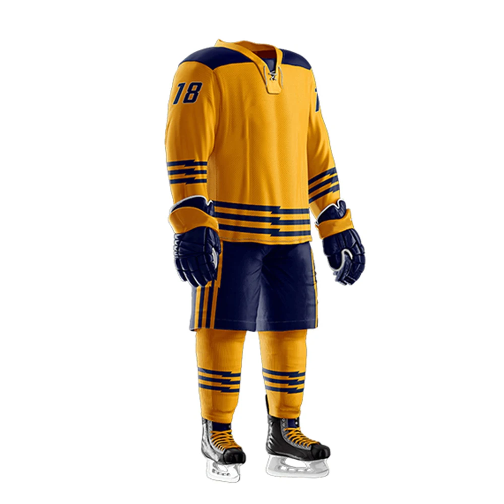 Custom Sports Wear For Team Ice Hockey For Male High Quality Ice Hockey Uniform Set with full customization