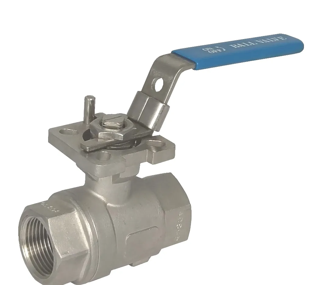 
2 piece 1 inch stainless steel 316 1000 wog ball valve 