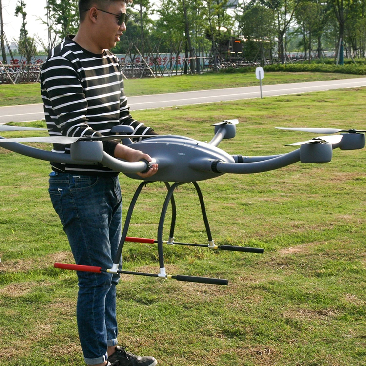 T-DRONES cost-effective hexacopter drone with 1 hour flight time for drone cargo delivery