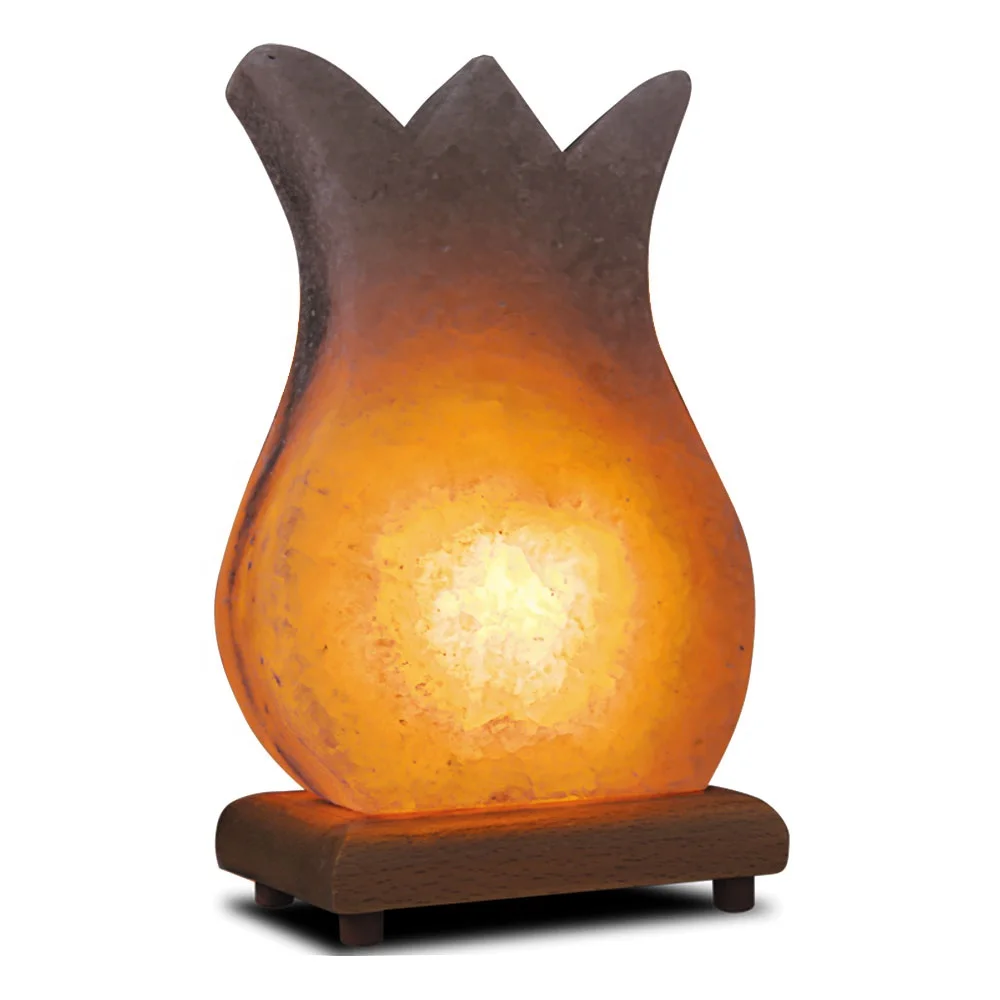 Hand Carved Flower made from the 250 million years old salt mined from the Himalayan Mountains-Sian Enterprises