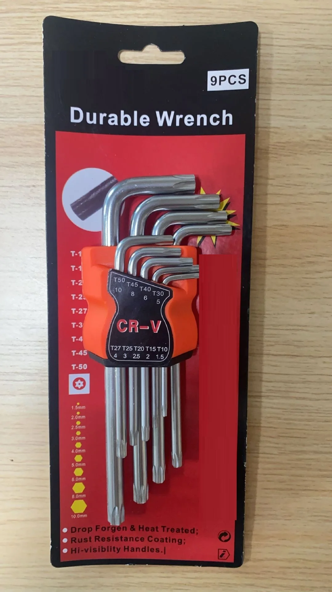 key matt card, long flat head