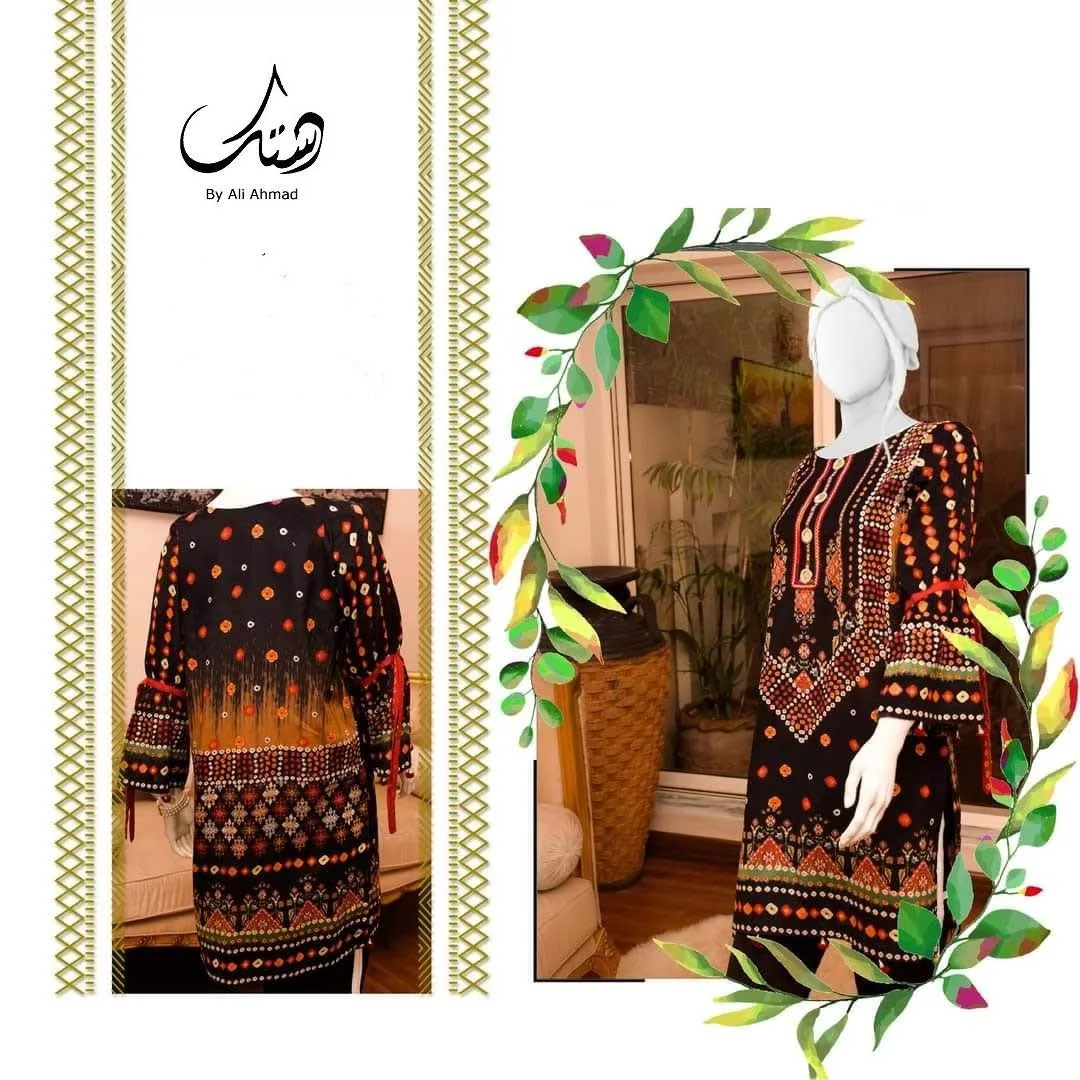 Latest Luxury Design Ethnic Pakistani Branded Stitched Printed/Embroidered Shirts