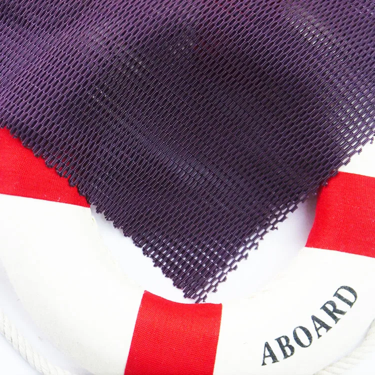 Hollow spandex jacquard mesh fishnet backpack fabric