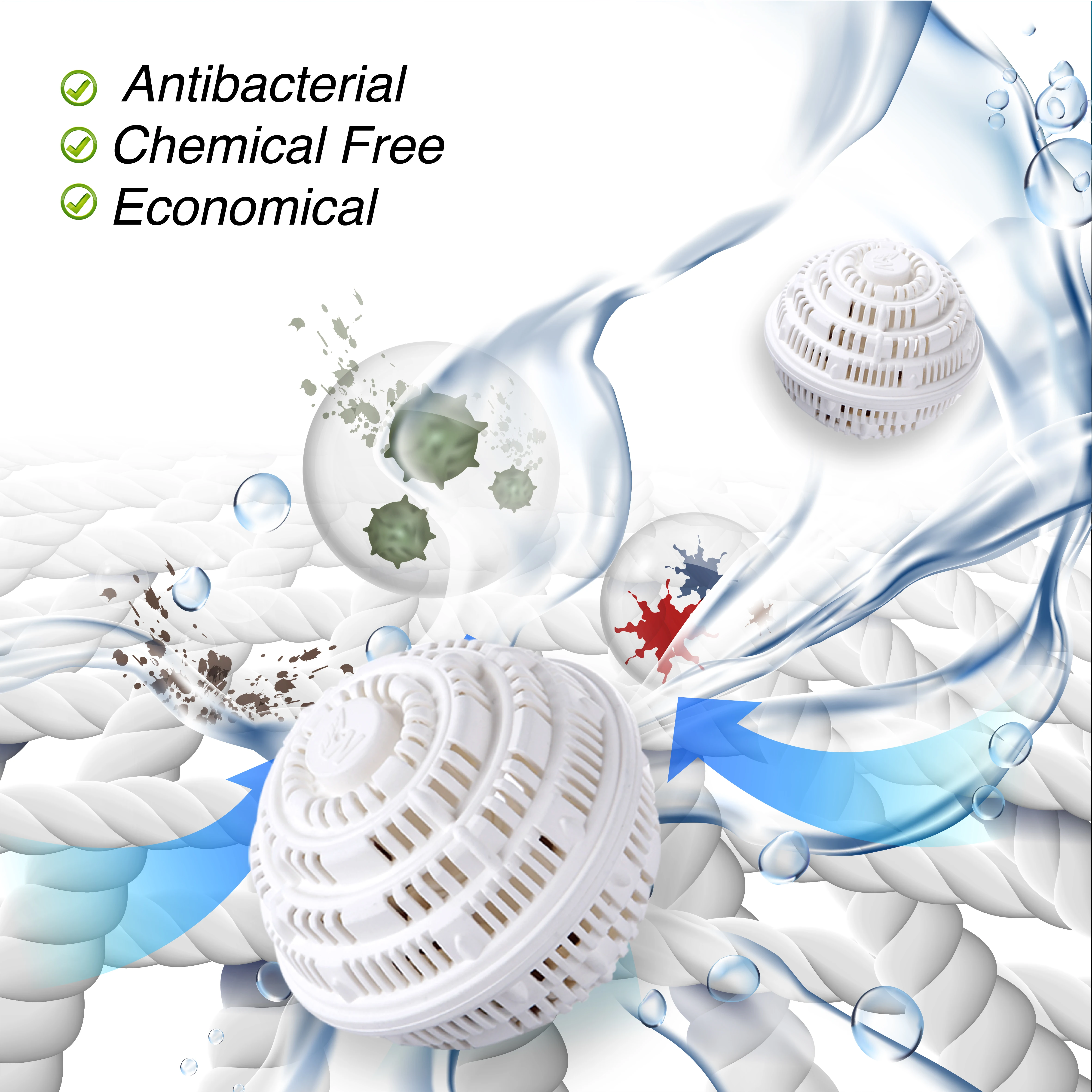 Отличное качество, экологически чистый моющий шар из Южной Кореи