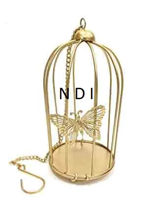  Высококачественная деревянная и металлическая проволока в деревенском стиле птичья клетка форме хижины домашняя декоративная для домашних животных поставщик