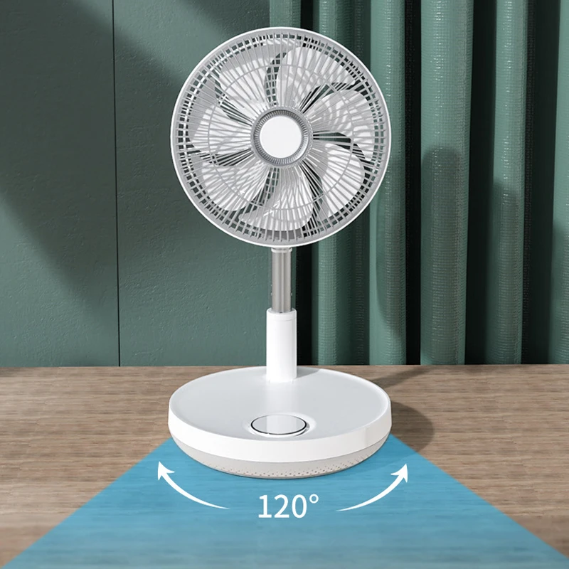 Best Quality Wholesale Manufacturing Adjustable Foldable Portable Mini Rechargeable Fan