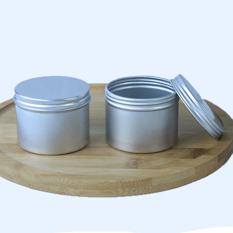 Low MOQ 120ml 4 oz Tall Tin Cans Empty Round Metal Tin In Stock (NAL01-120B)