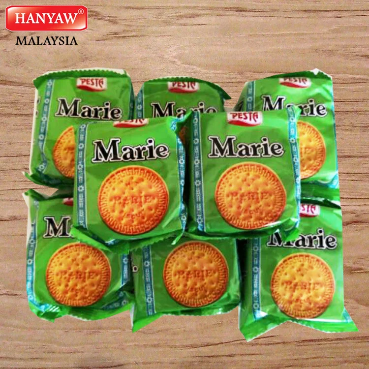 [Малайзия] Быстрая доставка + халяльный Сертифицированный Зеленый бисквит Гуан Мари (10x40 упаковок x 21 г/картонная коробка)