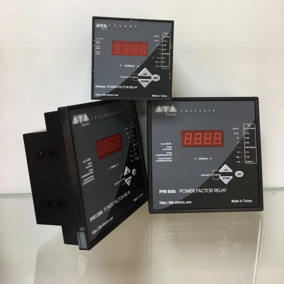 AUTOMATIC POWER FACTOR CONTROLLER  8 STEPS VOLTAGE 380-415V MADE IN TURKEY 2021