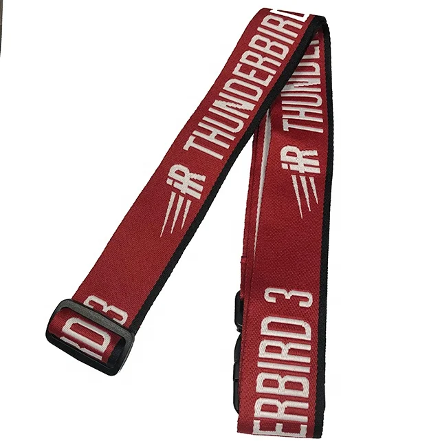 Customized Fashionable Suitcase Belts 100% Polyesterjacquard Weave Travel Suitcase Belts