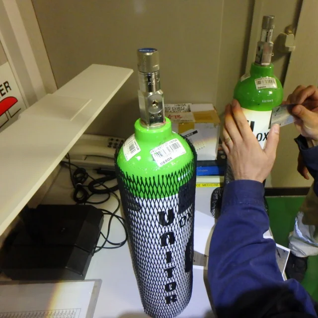 Дыхательный аппарат для контроля обслуживания