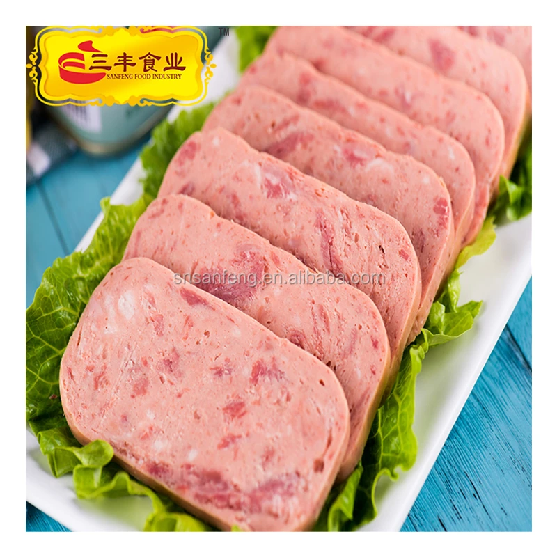 OEM Canned chicken luncheon meat of different specifications 318g/340g