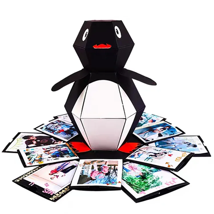 Explosion Gift box Scrapbook DIY Photo Album explosion love box, Surprise box Gift for Valentines Day Wedding Birthday