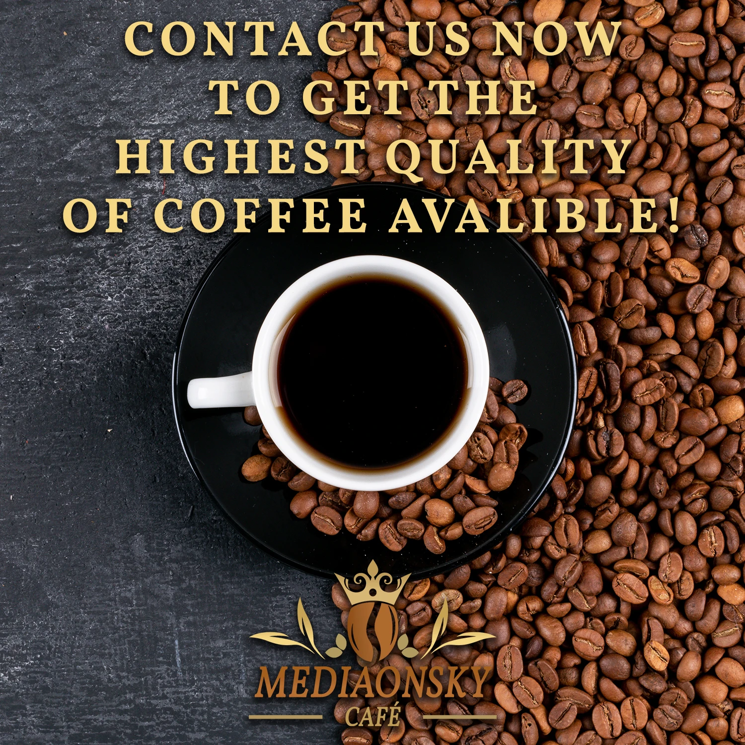 
2021 Premium Espresso Coffee Blend - 250g Arabica Blend 1016 - Whole Arabica Coffee Beans - MEDIAONSKY CAFE 