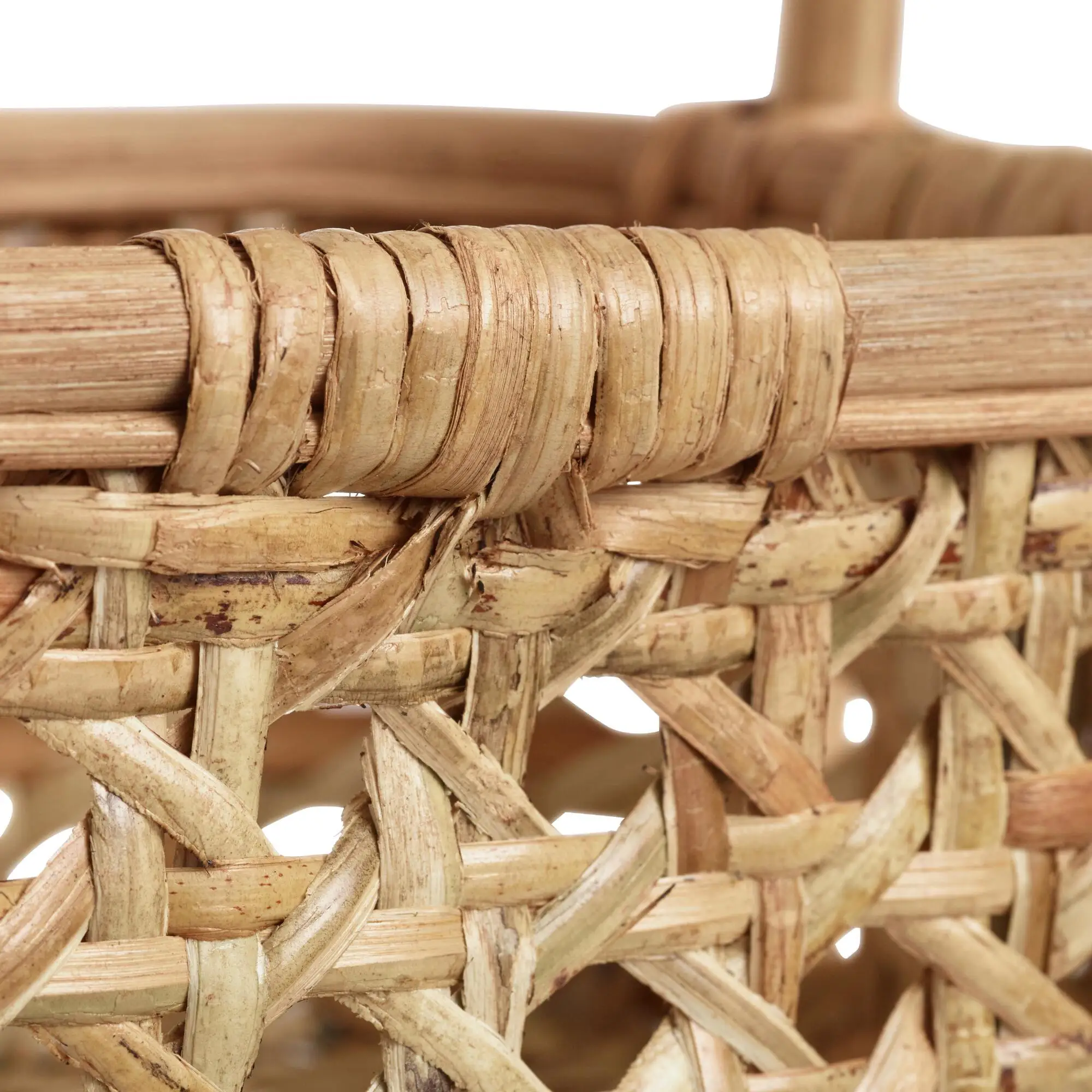 Hot Sale Natural Rattan Cane 3 Tier Storage Tower Basket