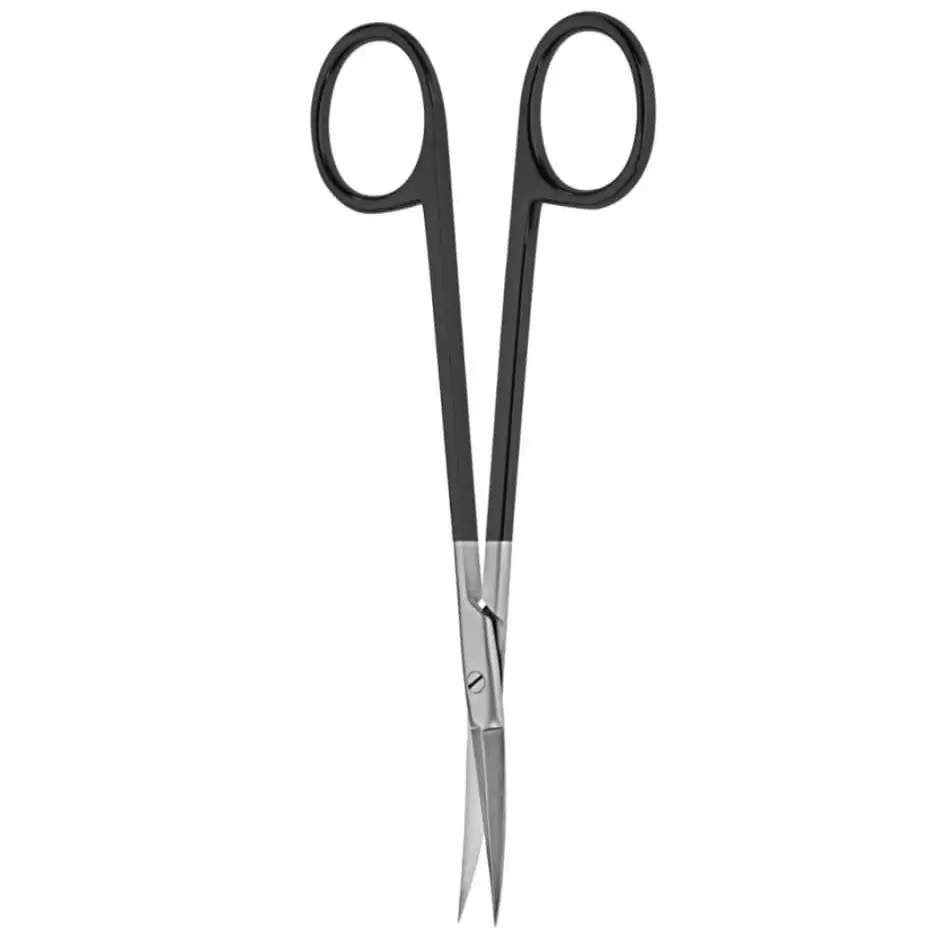 Tebbetts Delicate Serrated Supercut Dissecting Scissors, 5.75' (13.5cm), Curved