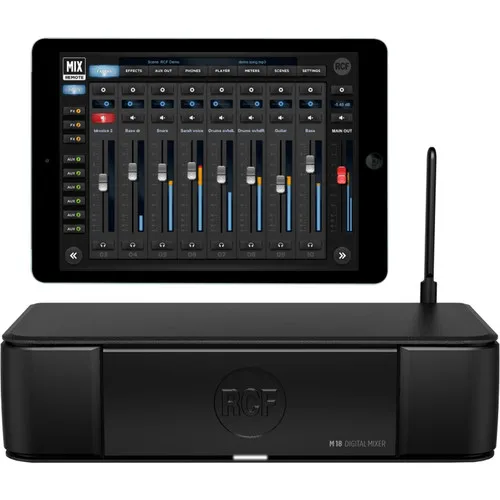ORIGINAL RCF M18 Digital Mixer with Integrated Effects (Black)