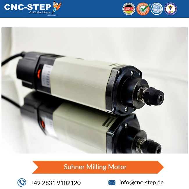 Factory Direct Sale 30000 rpm Operating Speed Machine Tool Spindle UAD 30-RF Suhner Milling Spindle Motor at Low Price