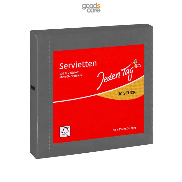 Genuine Quality Bulk Selling Serviettes Anthracite Made in Germany