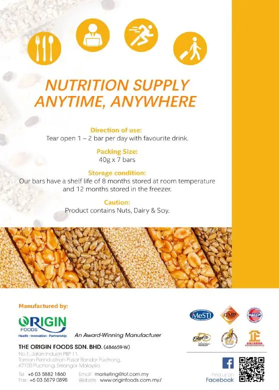 Functional bar heart brain eye joint Premium High Quality OEM Health Supplement Private Label Manufacturer Supplier Malaysia