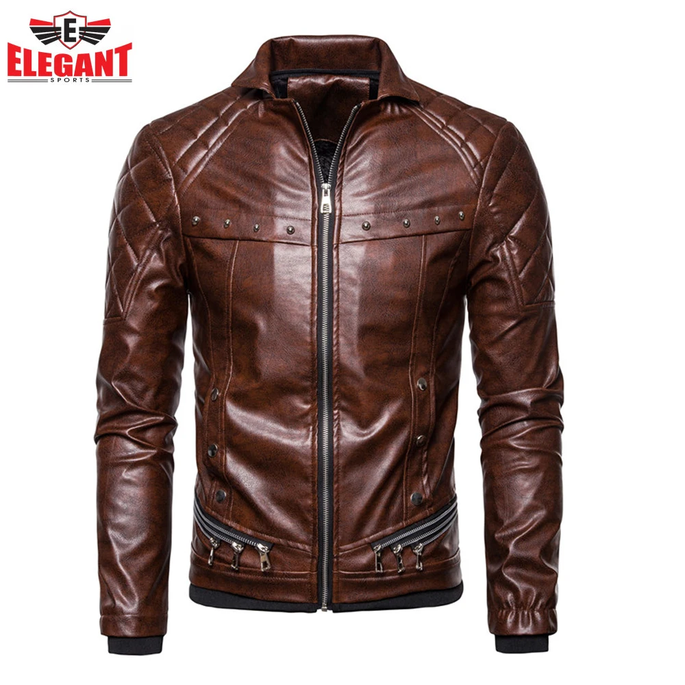 Superb Quality Leather Jacket,Wholesale Price Customized Your Own Logo Fashion Leather Jacket