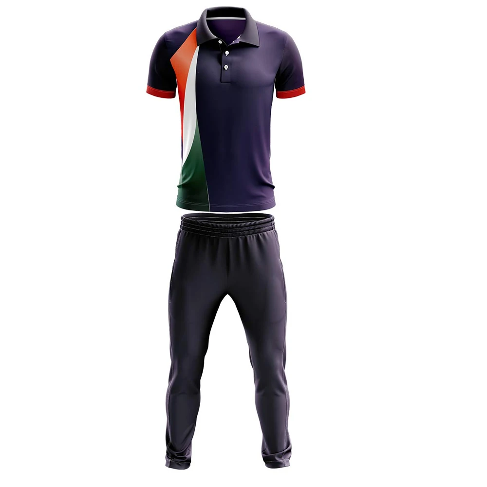 Latest Sport Wear Men Sublimation Printing Cricket Uniforms